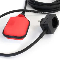 Wiltec Ersatzteil Teichpumpe - Aqua Stop Leerpumpschutz - Ersatz Leerlaufschutz für Gartenteiche, Pegelschalter für Teiche mit 5 m Kabel und Stecker