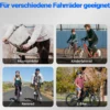 Wiltec Fahrrad Wandhalterung 11,8 x 63,8 x 58,3 cm bis 35 kg, Universal Fahrradhalterung höhenverstellbar, Fahrradaufhängung faltbar mit Schwenkarm