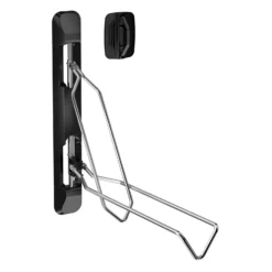 Wiltec Fahrrad Wandhalterung 11,8 x 63,8 x 58,3 cm bis 35 kg, Universal Fahrradhalterung höhenverstellbar, Fahrradaufhängung faltbar mit Schwenkarm