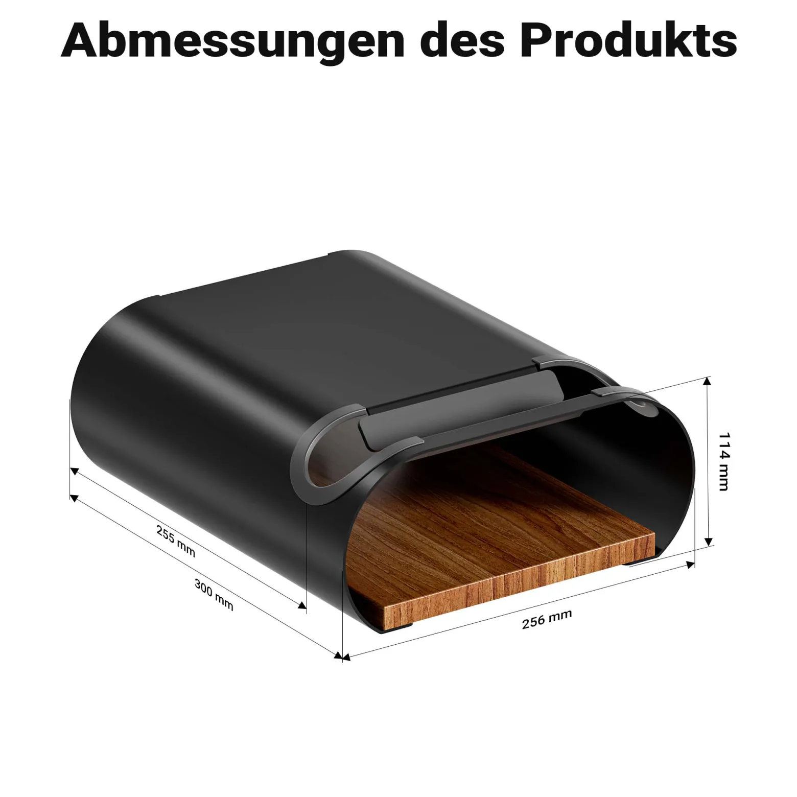 Wiltec Fahrrad Wandhalterung schwarz 25,6 x 30 x 11,4 cm bis 25 kg, Fahrradhalterung universell, Fahrradaufhängung Ø 55 mm Oberrohr & 500 mm Lenkerbreite