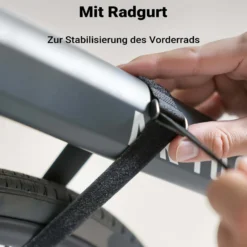 Wiltec Fahrrad Wandhalterung 39,8 x 16,7 x 32,6-42,6 cm bis 25 kg, Fahrradhalterung universell, Fahrradaufhängung Ø 55 mm Oberrohr & 45° Winkelverstellung