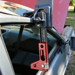 Wiltec Farm Jack obere Klemme, Wagenheber Schelle, Farm Jack Zubehör robuste Stahlkonstruktion, Top Clamp für sichere Hebe- und Windeeinsätze