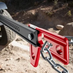 Wiltec Farm Jack obere Klemme, Wagenheber Schelle, Farm Jack Zubehör robuste Stahlkonstruktion, Top Clamp für sichere Hebe- und Windeeinsätze
