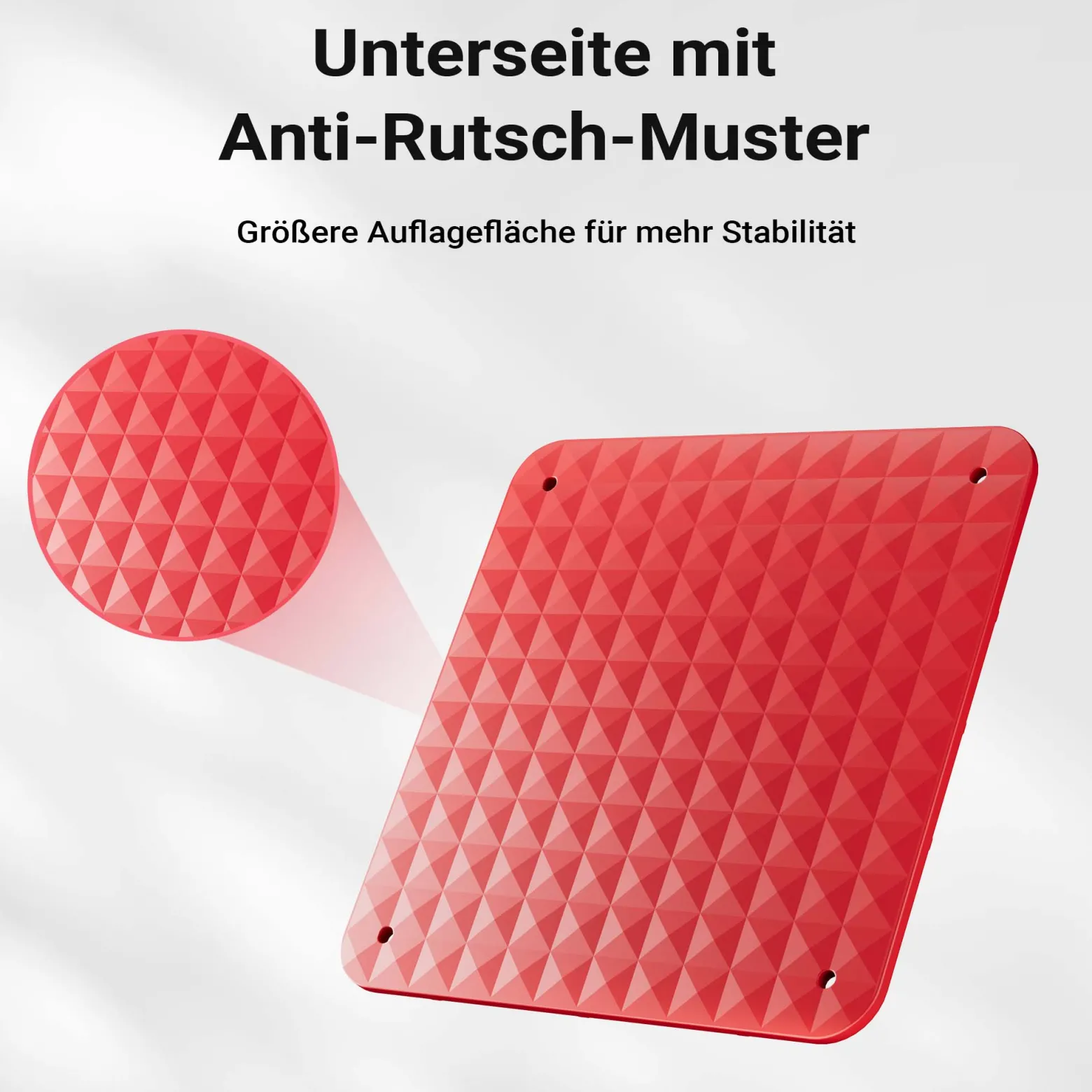 Wiltec Farm Jack Offroad Basis, Wagenheber Stützplatte 27,8 x 27,8 x 7 cm, Farm Jack Zubehör Kunststoff, kompatibel mit Allzweckheber