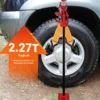 Wiltec Farm Jack Reifenadapter, Wagenheberadapter für Auto Reifen, Farm Jack Zubehör Stahl, Wagenheber Adapter für einfaches Anheben