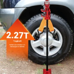 Wiltec Farm Jack Reifenadapter, Wagenheberadapter für Auto Reifen, Farm Jack Zubehör Stahl, Wagenheber Adapter für einfaches Anheben