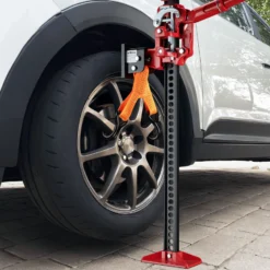 Wiltec Farm Jack Reifenadapter, Wagenheberadapter für Auto Reifen, Farm Jack Zubehör Stahl, Wagenheber Adapter für einfaches Anheben