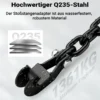 Wiltec Farm Jack Stoßstangenadapter bis 1361 kg, Wagenheberadapter für Stoßstange, Farm Jack Zubehör Stahl, Wagenheber Adapter für schnelles Anheben