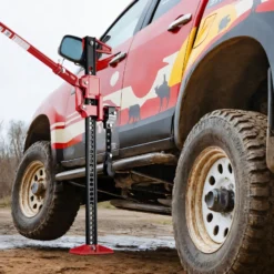 Wiltec Farm Jack Stoßstangenadapter bis 1361 kg, Wagenheberadapter für Stoßstange, Farm Jack Zubehör Stahl, Wagenheber Adapter für schnelles Anheben