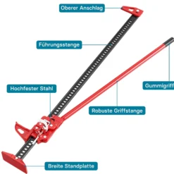Wiltec Farm Jack Wagenheber 150 cm 60