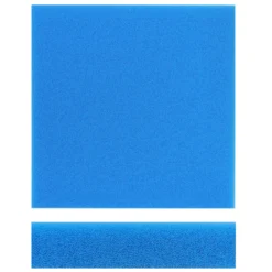 Wiltec Filtermatte Schaumstoff 50 x 50 x 10 cm mittlere Porung 20 ppi für Teichfilter Aquarienfilter Aquarium Filter Außenfilter Wasser