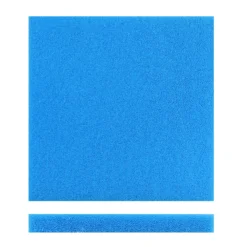 Wiltec Filtermatte Schaumstoff 50 x 50 x 3 cm grobe Porung 10 ppi für Teichfilter Aquarienfilter Aquarium Filter Außenfilter Wasser