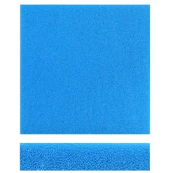 Wiltec Filtermatte Schaumstoff 50 x 50 x 10 cm grobe Porung 10 ppi für Teichfilter Aquarienfilter Aquarium Filter Außenfilter Wasser