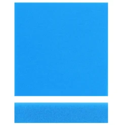 Wiltec Filtermatte Schaumstoff 50 x 50 x 10 cm feine Porung 30 ppi für Teichfilter Aquarienfilter Aquarium Filter Außenfilter Wasser