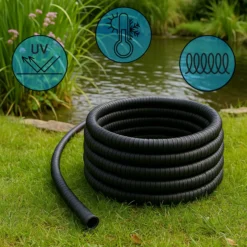 Wiltec Flexibler Förderschlauch 50m Spiralschlauch 19mm (3/4