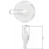 Wiltec Flügelrad für Tiefbrunnenpumpe Ø 75 x 22,8 mm Ersatzteil für Brunnenpumpen