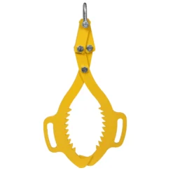 Wiltec Forstzange für Baumstämme bis 760 mm, mit 1500 kg Zugkraft, Holzzange Hebezange Packzange mit 2 Klemmdornen