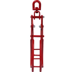 Wiltec Forstzange für Baumstämme bis 1310 mm, 1500 kg Zugkraft, Holzzange Hebezange Packzange mit 4 Klemmdornen