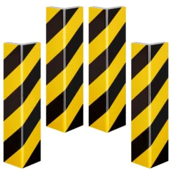 Wiltec Garagen Wandschutz 400 x 75 x 20 mm 4 Stück, Selbstklebender Türkantenschutz für Ihr Auto aus robustem EVA-Material, Einparkhilfe Garage