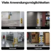 Wiltec Garagen Wandschutz 400 x 75 x 20 mm 2 Stück, Selbstklebender Türkantenschutz für Ihr Auto aus robustem EVA-Material, Einparkhilfe Garage