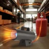 Wiltec Gasdruckminderer Frankreich, Gasdruckregler 700 mbar, 1,5 m Gasschlauch mit Druckminderer, Druckregler für große Geräte, Gasregler für Gasheizgebläse