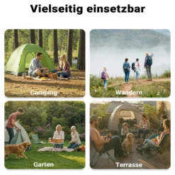 Wiltec Gaskocher max. 8 kW Nutzung mit 50 mbar Regler Betrieb mit Propangas oder Butangas Campingkocher Gas max. 8,0 kW bei 37 mbar Regler Outdoor Camping