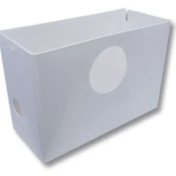 Wiltec Gehäuse für 3/1 Kleinhebeanlage 600 W, Ersatzteil mit 2 Anschlussgrößen 1 x DN40 und 1 x DN100, Ersatz aus Kunststoff für Abwasserhebeanlage