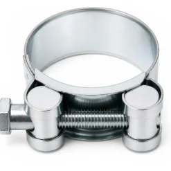 Wiltec Gelenkbolzenschelle W1 Bandbreite 22mm Spannbereich 44-47mm Edelstahl verzinkt Spannbackenschelle Schlauchschelle
