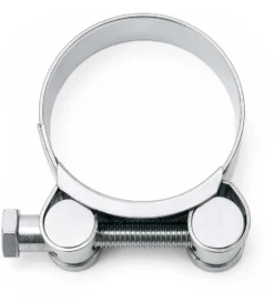 Wiltec Gelenkbolzenschelle W1 Bandbreite 22mm Spannbereich 44-47mm Edelstahl verzinkt Spannbackenschelle Schlauchschelle