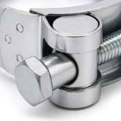 Wiltec Gelenkbolzenschelle W1 Bandbreite 22mm Spannbereich 44-47mm Edelstahl verzinkt Spannbackenschelle Schlauchschelle