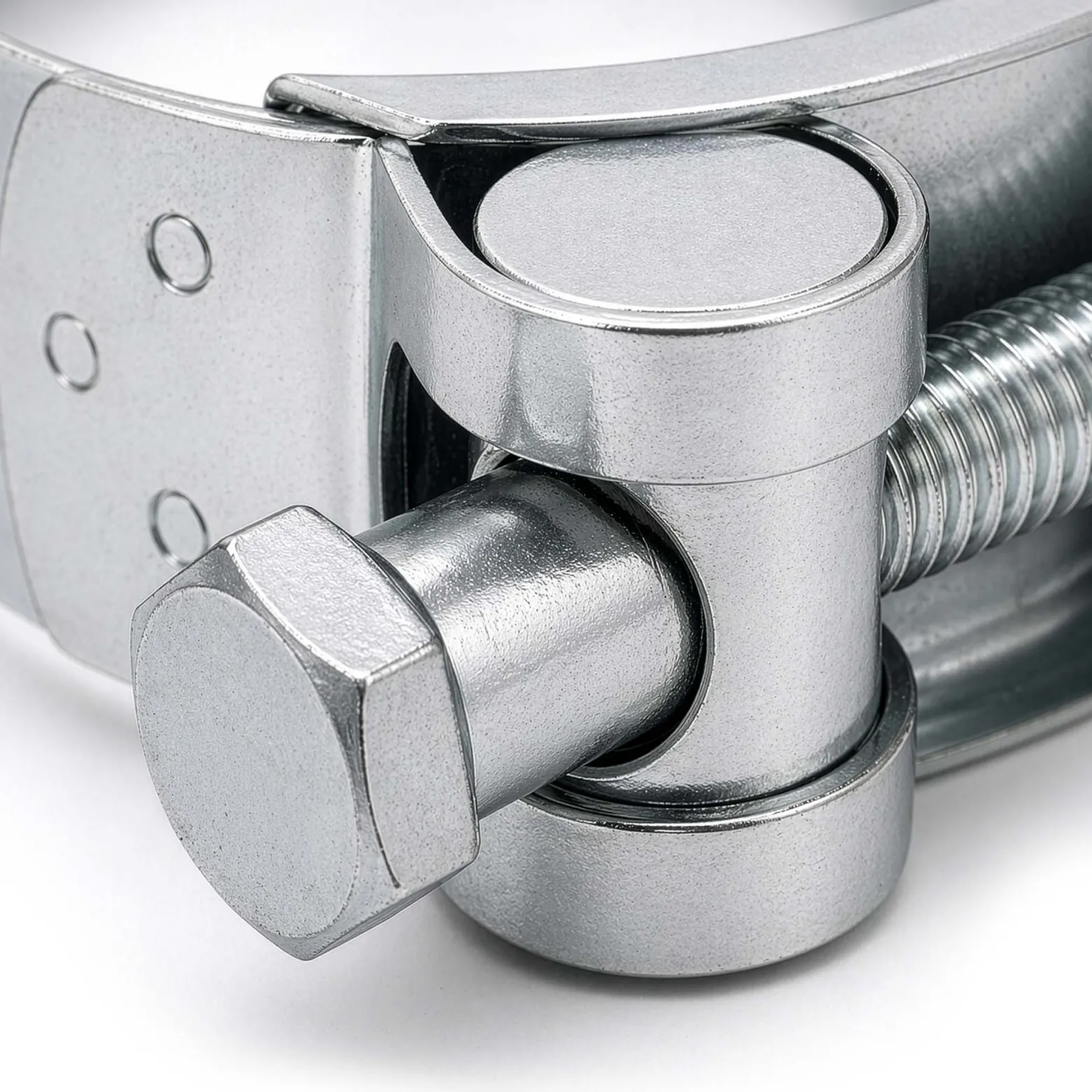 Wiltec Gelenkbolzenschelle W1 Bandbreite 22mm Spannbereich 44-47mm Edelstahl verzinkt Spannbackenschelle Schlauchschelle