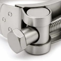 Wiltec Gelenkbolzenschelle W4 Bandbreite 20mm Spannbereich 32-35mm rostfreier Edelstahl Spannbackenschelle Schlauchschelle