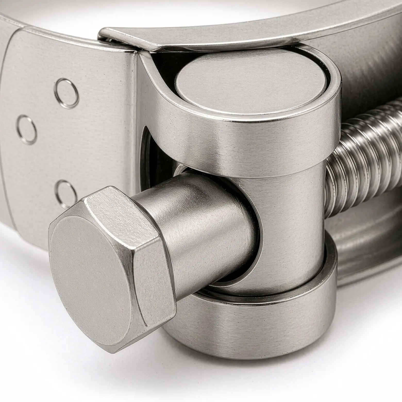 Wiltec Gelenkbolzenschelle W4 Bandbreite 20mm Spannbereich 32-35mm rostfreier Edelstahl Spannbackenschelle Schlauchschelle