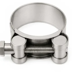 Wiltec Gelenkbolzenschelle W4 Bandbreite 20mm Spannbereich 32-35mm rostfreier Edelstahl Spannbackenschelle Schlauchschelle
