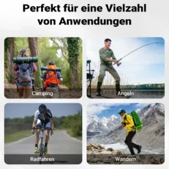 Wiltec Gepäckträgertasche grau, Fahrradtasche Gepäckträger bis 20 l Stauraum, wasserresistente Fahrrad Tasche, Gepäcktasche leichte Handhabung
