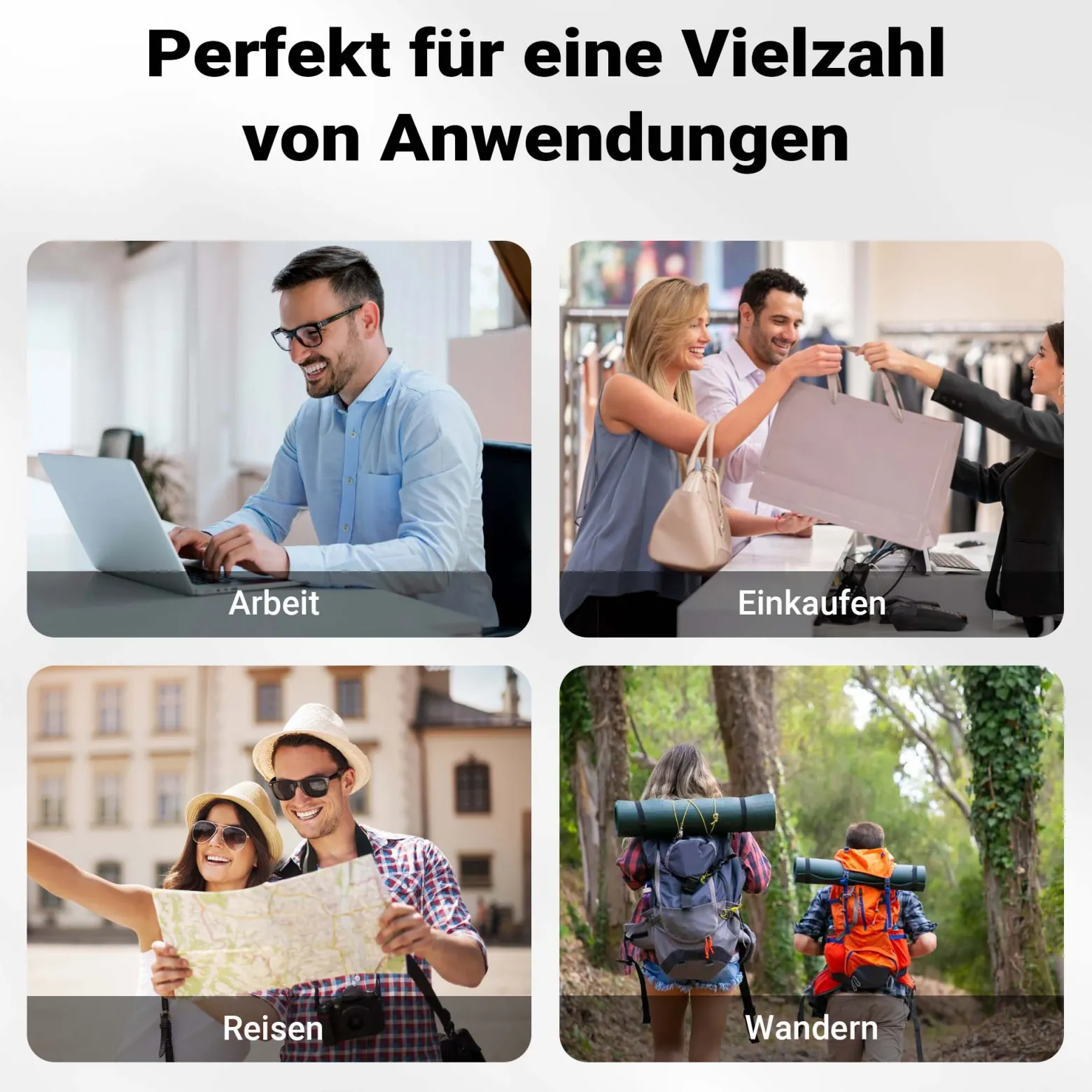 Wiltec Gepäckträgertasche matt schwarz, Fahrradtasche Gepäckträger 16 l Stauraum, Gepäcktasche mit Tragegurt, wasserresistente Fahrrad Tasche