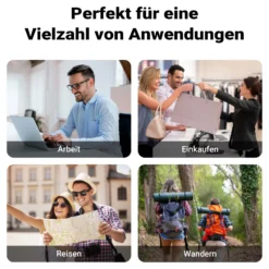 Wiltec Gepäckträgertasche rot, Fahrradtasche Rucksack 20 l Stauraum, Gepäcktasche mit Laptopfach, wasserresistente Fahrrad Tasche