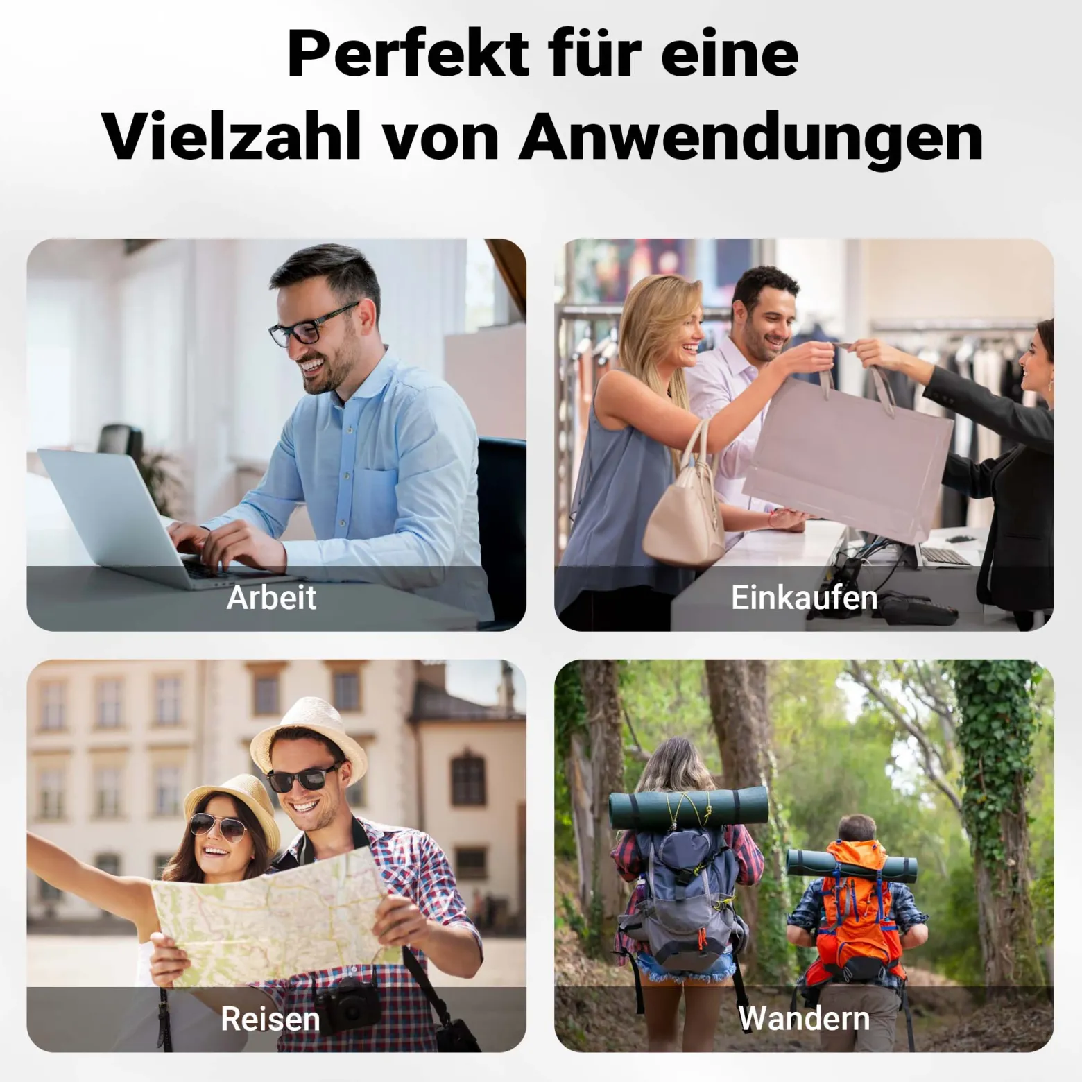 Wiltec Gepäckträgertasche schwarz, Fahrradtasche Gepäckträger 28 l Stauraum, Gepäcktasche mit Tragegurt, Fahrrad Tasche wasserresistent Reflektoren