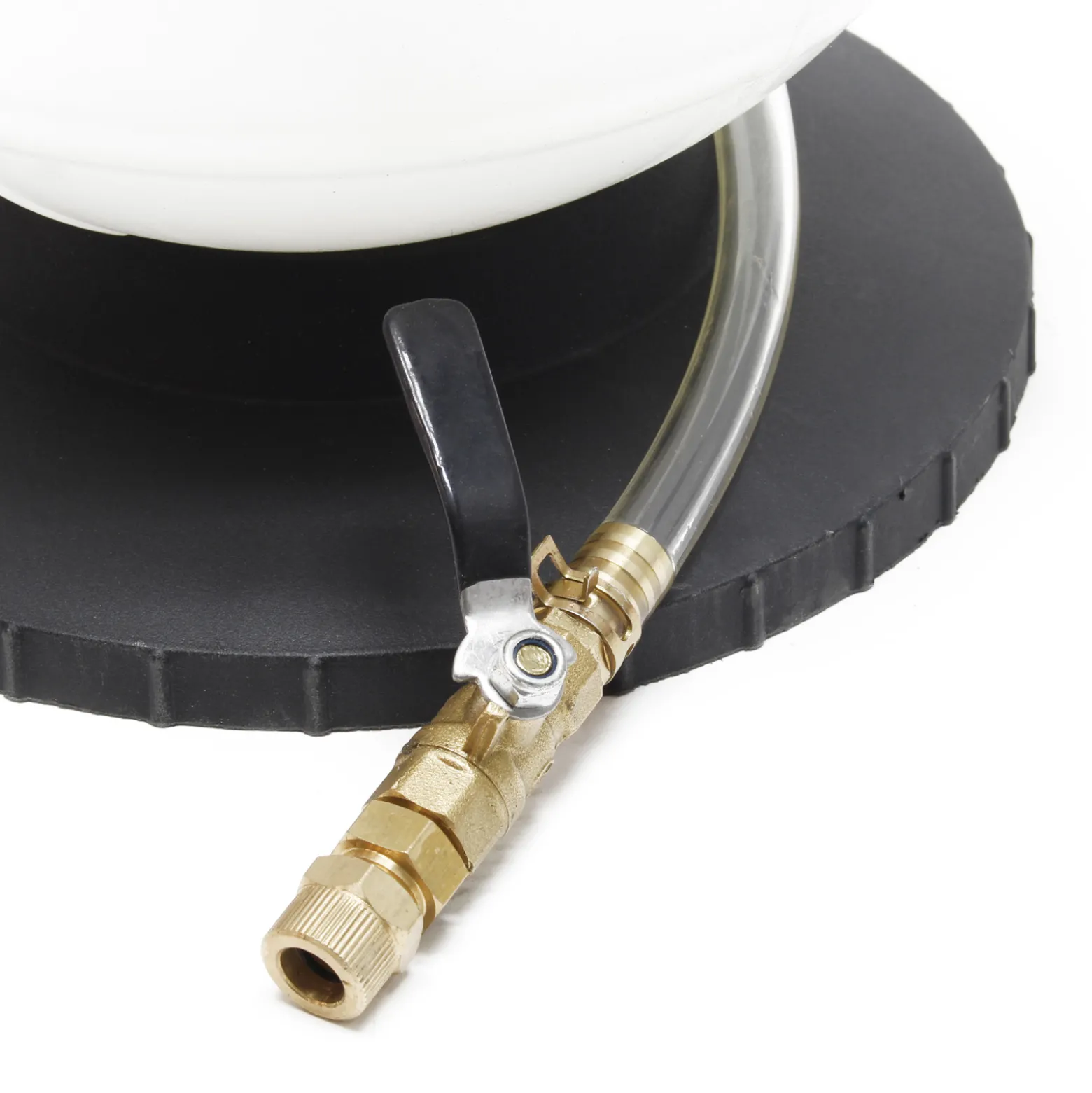 Wiltec Getriebeöl Einfüllgerät 7 L mit Handpumpe inkl. 15 ATF Adapter u.a. für moderne Getriebe, Ölwechsel Gerät, Getriebeölwechsel Befüllgerät