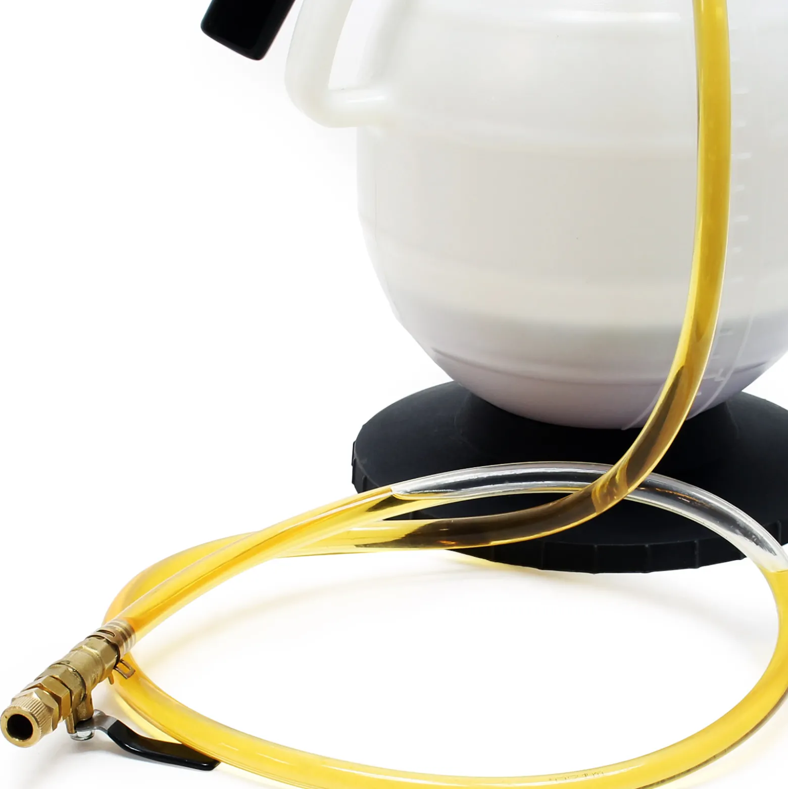 Wiltec Getriebeöl Einfüllgerät 7 L mit Handpumpe inkl. 15 ATF Adapter u.a. für moderne Getriebe, Ölwechsel Gerät, Getriebeölwechsel Befüllgerät