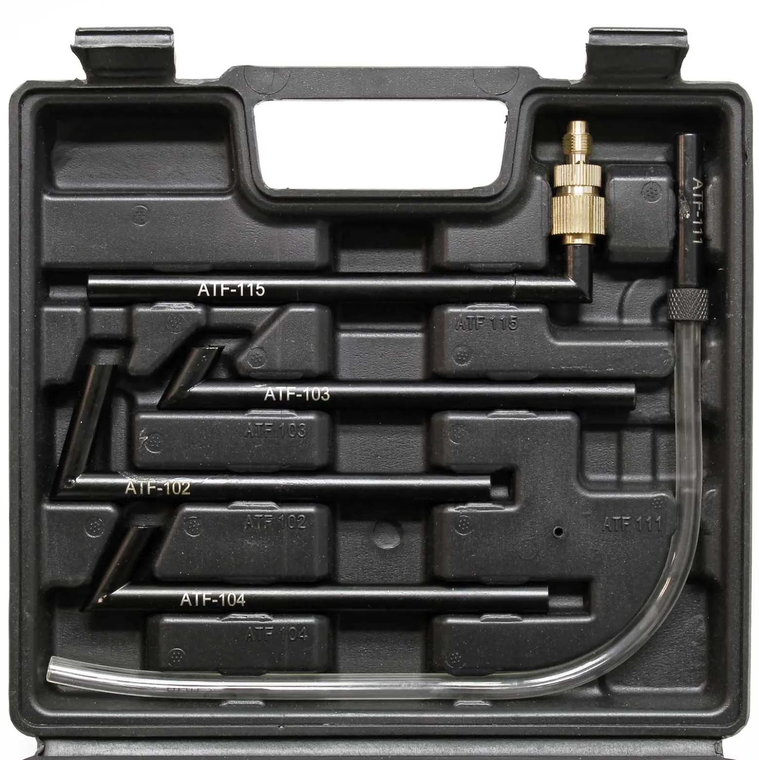 Wiltec Getriebeöl Einfüllgerät 7 L mit Handpumpe inkl. 15 ATF Adapter u.a. für moderne Getriebe, Ölwechsel Gerät, Getriebeölwechsel Befüllgerät