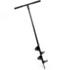 Wiltec Hand Erdlochbohrer 118cm für Ø150mm Löcher, Pfahlbohrer für Schächte und Fundamente, Handerdbohrer mit Quergriff