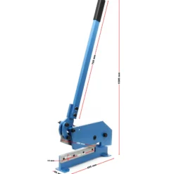 Wiltec Handhebelschere Hebelschere 300mm Blechschere Schlagschere Metallschere Handhebelschere Manuell