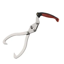 Wiltec Handpackzange mit 30 cm Klauenöffnung bis 100 kg, 44 cm Holzzange aus Stahl zum Heben, Packzange für Rundhölzer bis Ø 30 cm, Greifer mit Handgriff