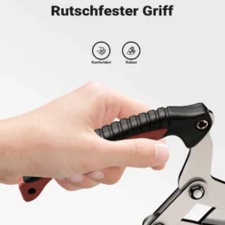 Wiltec Handpackzange mit 30 cm Klauenöffnung bis 100 kg, 44 cm Holzzange aus Stahl zum Heben, Packzange für Rundhölzer bis Ø 30 cm, Greifer mit Handgriff