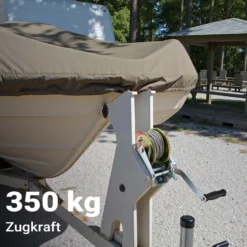 Wiltec Handseilwinde bis 350kg Übersetzung 3,1:1 130x175x130mm, Winde mit 10m Drahtseil, Seilwinde handbetrieben, Handseilzug effizient, Forstseilwinde