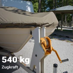 Wiltec Handseilwinde bis 540kg Übersetzung 4,2:1 170x210x210mm, Winde mit 10m Drahtseil, Seilwinde handbetrieben, Handseilzug effizient, Forstseilwinde