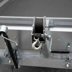 Wiltec Handseilwinde bis 550kg Übersetzung 4,1:1 160x131x219mm, Winde mit 7m Zugband, Seilwinde handbetrieben, Handseilzug effizient, Forstseilwinde