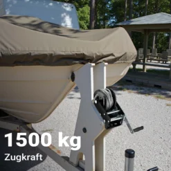 Wiltec Handseilwinde bis 1500 kg Übersetzung 4,1:1 9,8:1 Winde 280 x 240 x 180 mm Handseilzug mit 10 m Seil Forstseilwinde handbetrieben