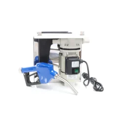 Wiltec Harnstoffpumpe 230 V 400 W 40 l/min, selbstansaugende Förderpumpe für AUS32 Urea, Membranpumpe zur Betankung, mit Trägerplatte u. Edelstahl Zapfpistole